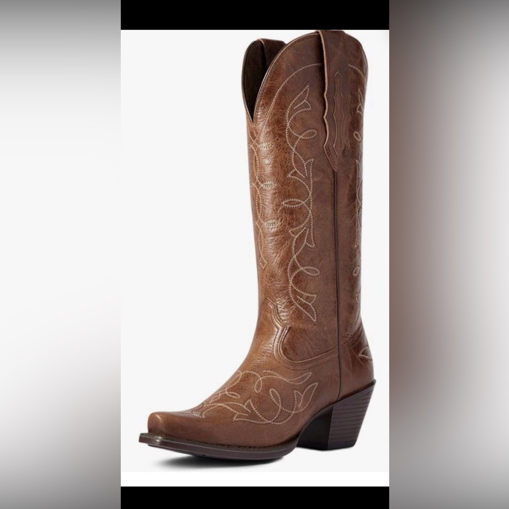 Ariat Boots Women Size 6 B Brown Leather Snip Toe Style 10038313 Western Rodeo